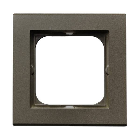 Ramka pojedyncza Ospel Sonata Czekoladowy Metalik