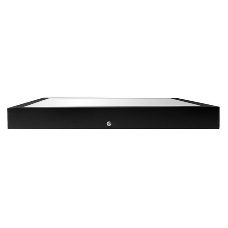 Plafon led natynkowy 40x40cm czarny 36W 3000K