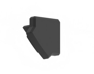 Zaślepka końcowa do profilu PIKO-45 czarna KLUŚ