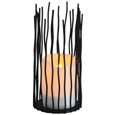 Lampa dekoracyjna  Led NYBORG M czarna 22 cm IP44 na baterie