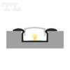 LED P6-1 Profil 1000 mm grafitowy lakierowany RAL 7016 (nr kat 8661017016)