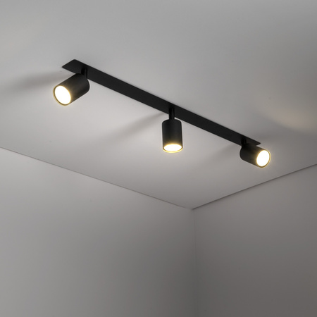 Tk Lighting NEX BLACK lampa sufitowa  3XGU10