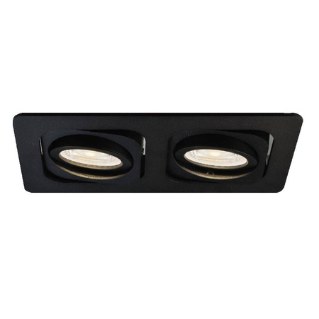 Oprawa OZZO KLINT2-221-BL podwójna kwadratowa czarna