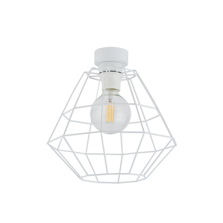 Lampa sufitowa DIAMOND White 1xE27