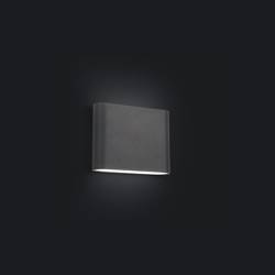 Nowodvorski Lampa ścienna natynkowa grafitowa SEMI LED