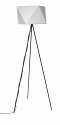 Lampa podłogowa NEPTUN trójnóg z abażurem szary diament
