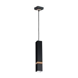 Lampa wisząca VIDAR BLACK 1xGU10 czarna
