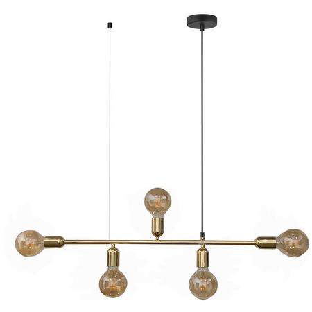 Lampa wisząca TOBI Gold 5xE27