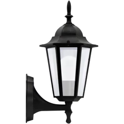 Kinkiet zewnętrzny LIGURIA do gory czarny 1xE27