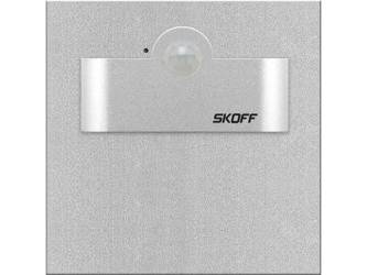 Oprawa schodowa z czujnikiem ruchu i zmierzchu Tango Short LED PIR 120 Skoff 2,4W 230V AC aluminium b. zimna