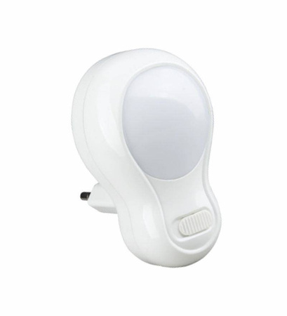 Lampka nocna wtykowa LED 1W 3lm 6000K on/off 