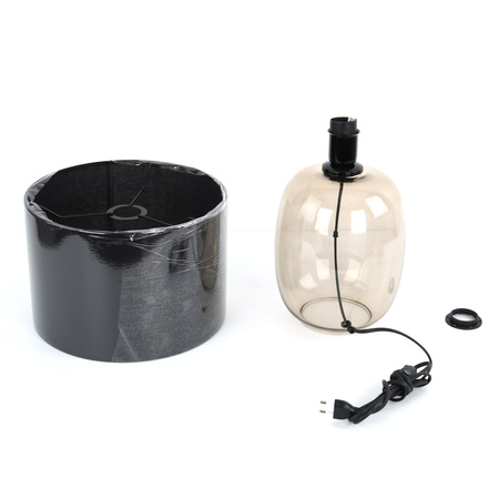 Lampka nocna MELODY TOPAZ Black 1xE27