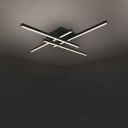 Oprawa Sufitowa V-TAC 38W LED Czarna VT-7915 3000K 4100lm