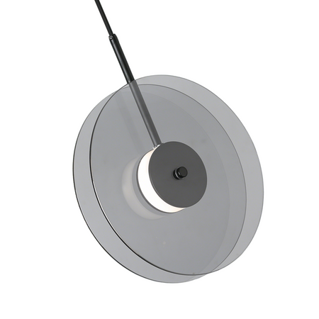 Wisząca lampa pionowa Casy dymna LED CCT