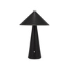 Lampka Biurkowa Nocna V-TAC 3W LED 33cm CCT Ładowanie USB-C Ściemnianie Czarna Skóra 