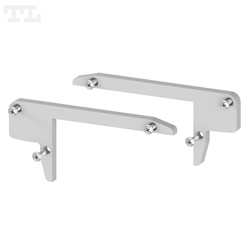 Komplet zaślepek bocznych szarych P12-2 do osłonki C10 (2 szt bez otworu) (nr kat 77122101)