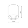Oprawa natynkowa Faro czarna IP65 LP-6510/1SM BK