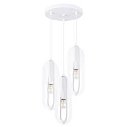 Lampa sufitowa OVAL WHITE 3xE27