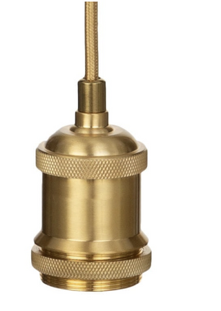 Lampa wisząca zawieś złoto szczotkowane do lampy E27