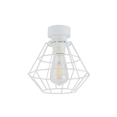 Lampa sufitowa DIAMOND White 1xE27