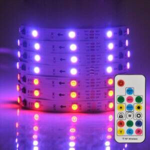 Zestaw: Taśma LED MAGIC RGB 2m, 12V, IP20, pilot, kontroler, zasilacz