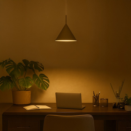 Lampa wisząca CAPITAL TAUPE Ø32cm 1xGX53 Kaszmir