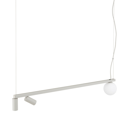 Lampa wisząca z reflektorami FOURTY szara  Nowodvorski 11450