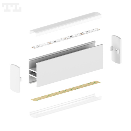 LED P5-10 Profil 2000 mm anod (nr kat 8651002)