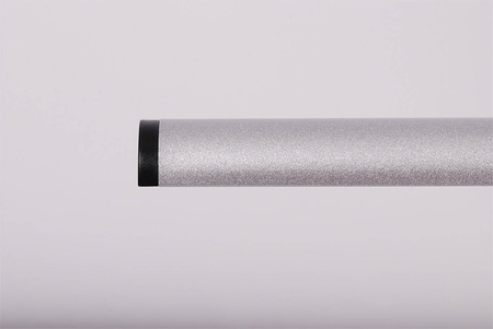 Czarno-srebrna, ledowa lampka biurkowa K-MT-206 CZARNY z serii NIKO