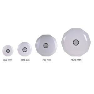 Plafon LED DIAMOND 80 z pilotem
