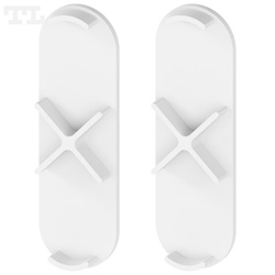 Komplet zaślepek bocznych białych P13-10 do osłonki C23 (2 szt bez otworu) (nr kat 771302302)