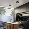 Lampa sufitowa JET Black 2xGU10