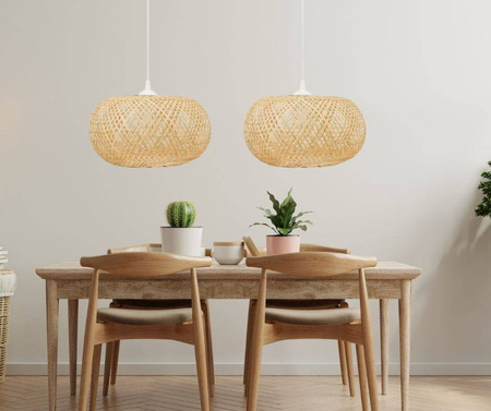 Lampa wisząca BOHO bambusowa 40cm DMT02