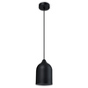 Metalowa lampa wisząca Nilo czarna 1xGU10