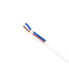 Przewód w oplocie kabel z wtyczką  4m biały