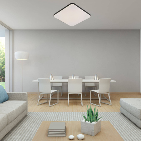 Light prestige Babilon plafon kwadratowy mały 4000K czarny LP-335/1C S 4BK square