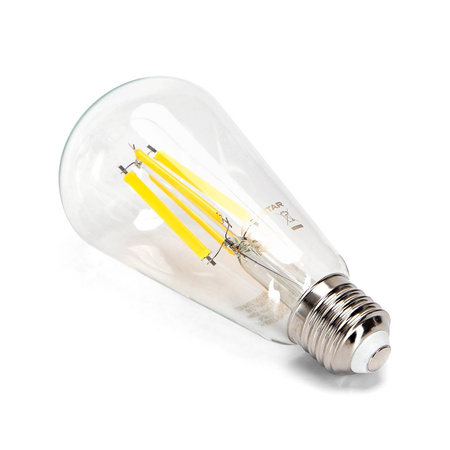 Żarówka LED Filament Przezroczysta ST64 E27 16W zimna