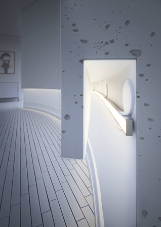 Profil aluminiowy do LED MICRO-PLUS Kluś biały 2m