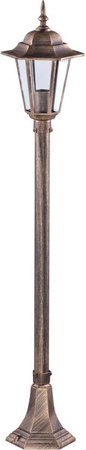 Lampa ogrodowa stojąca K-6009B CZARNY/ZŁOTY z serii STANDARD