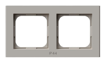 Ospel Sonata Kaszmir Ramka podwójna do łączników IP-44 RH-2R/82