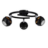 Boni spirala 3x3w gu10 led czarny
