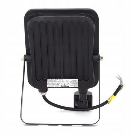 Naświetlacz LED 50W halogen IP65 4000K czarny z czujnikiem ruchu PIR