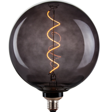 Żarówka dekoracyjna LED E27 FILAMENT G200 4W Vintage Smoky duża kula