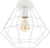 Lampa sufitowa DIAMOND White 1xE27 D