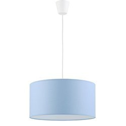Lampa  wisząca E27 Rondo niebieska 40cm