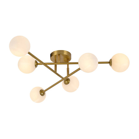 Lampa sufitowa Dorado 6xG9 złota