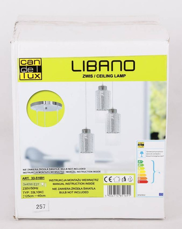Lampa sufitowa FAIRY PINK 3xE27 60W