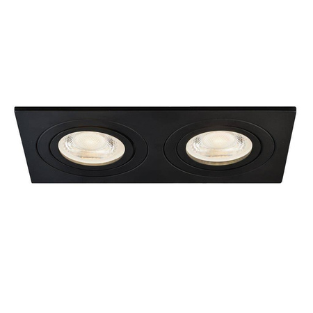 Oprawa OZZO OLAF2-221-BL podwójna kwadratowa czarna