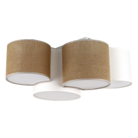 Tk Lighting MONA JUTA lampa sufitowa 4xE27
