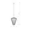 Nowodvorski Lampa wisząca mosiądz WAVE L